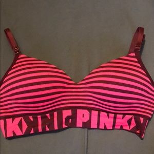 Wireless push up bra